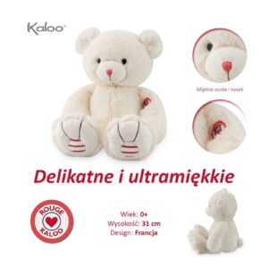 MIŚ biała przytulanka 31 cm