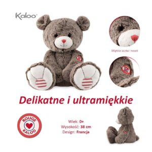 MIŚ brązowa przytulanka 38 cm