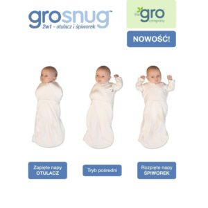 OTULACZ ŚPIWOREK 2w1 grey marl GRO SNUG