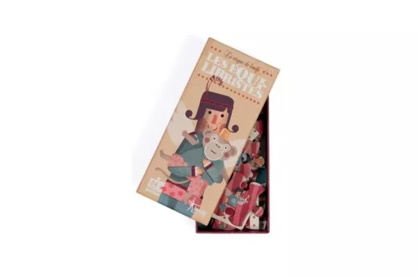 AKROBATKA na linie puzzle tekturowe 24 el.