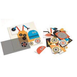 POJAZDY kinoptik układanka optyczna magnetyczna 37 el.
