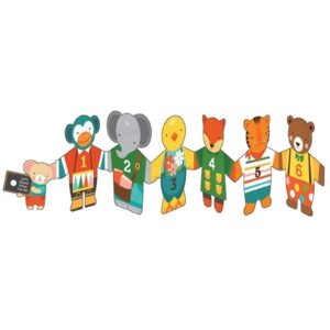 1,2,3 książeczka rozkładana nauka liczenia