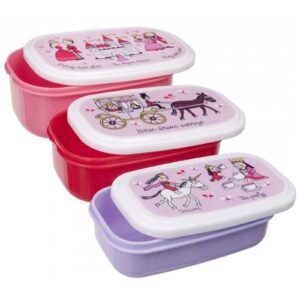 KSIĘŻNICZKA śniadaniówka pojemniki na przekąski 3 szt.