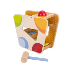 DREWNIANA PRZEBIJANKA z cymbałkami