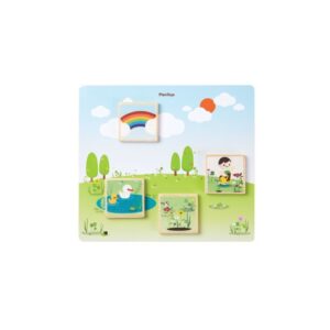 PORY ROKU drewniana układanka