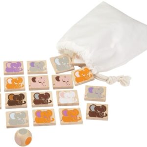 SŁONIKI gra pamięciowa z kostkami