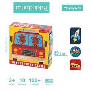 POJAZDY naklejki na rolce 100 szt.