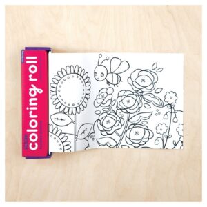 OGRÓD kolorowanka w rolce 76 cm z kredkami