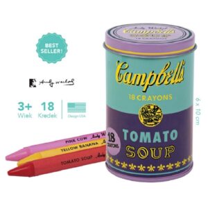 KREDKI ŚWIECOWE Andy Warhol 18 szt.
