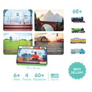 POCIĄGI magnetyczne konstrukcje