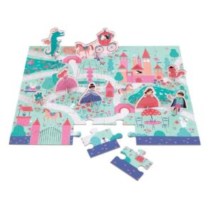 KSIĘŻNICZKA puzzle zestaw z figurkami