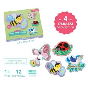 OGRÓD puzzle sensoryczne dotykowe