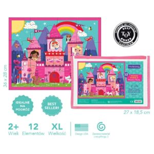 ZAMEK KSIĘŻNICZKI puzzle w saszetce