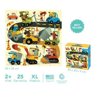 BUDOWA puzzle podłogowe jumbo 25 el.