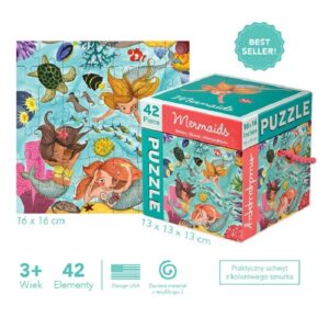 SYRENKI puzzle tekturowe 42 el.