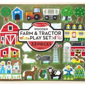 FARMA drewniany zestaw 33 el.