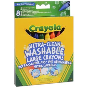 DUŻE KREDKI ŚWIECOWE zmywalne 8 szt.