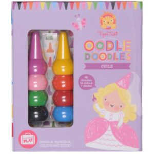 KOLOROWANKA Z KREDKAMI zestaw dla dziewczynki