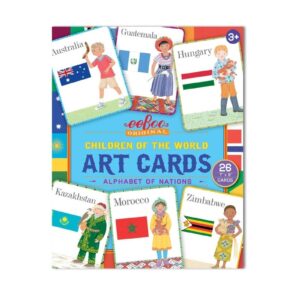 DZIECI ŚWIATA karty do nauki angielskiego