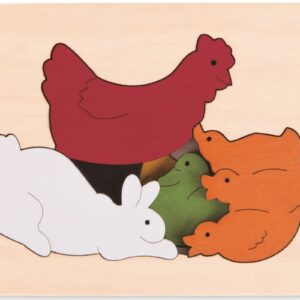 FARMA drewniana układanka warstwowa