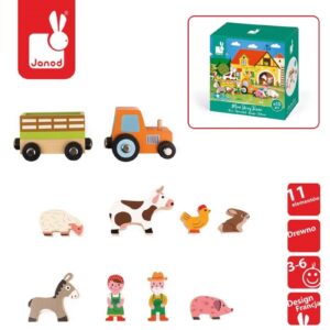FARMA drewniane figurki 10 el. Story