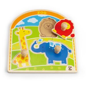 ZWIERZĄTKA ZOO układanka z uchwytami