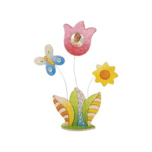 KWIATKI ramka do kolorowania zestaw kreatywny