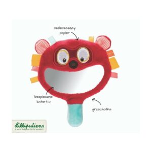 LEMUR GEORGES grzechotka z lusterkiem