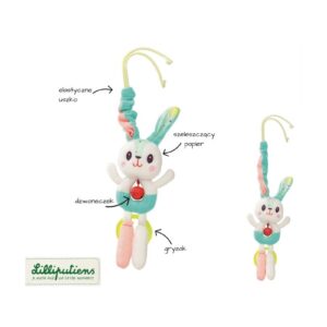 KRÓLICZEK CELESTIN zawieszka z dzwoneczkiem