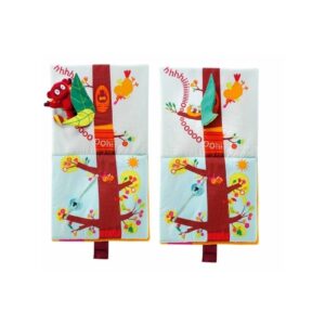 KSIĄŻECZKA MATERIAŁOWA wielofunkcyjna lemur Georges