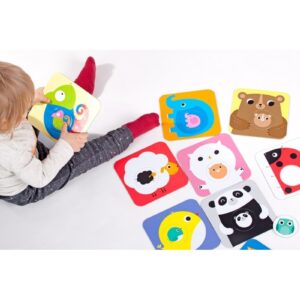 ZWIERZĄTKA puzzle tekturowe z dziurką