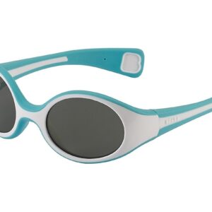 NIEBIESKO BIAŁE OKULARKI przeciwsłoneczne S dla niemowląt