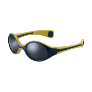 ŻÓŁTO NIEBIESKIE OKULARKI przeciwsłoneczne S dla niemowląt