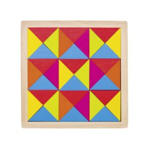 MOZAIKA drewniana układanka geometryczna