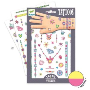 BIŻUTERIA neonowe tatuaże klejnoty Jenni