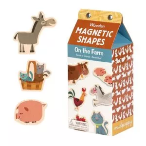 NA FARMIE drewniane magnesy 30 szt.