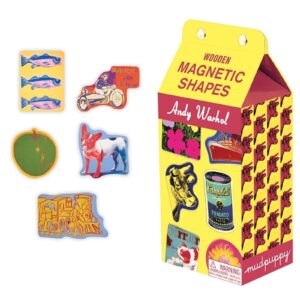 ANDY WARHOL drewniane magnesy 35 szt.