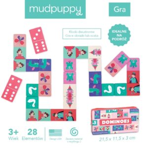 KSIĘŻNICZKI gra domino 28 el.