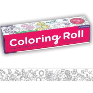 OGRÓD kolorowanka w rolce 3m z kredkami