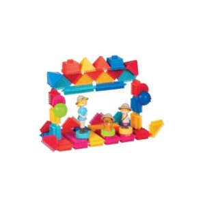 SAFARI elastyczne klocki 113 el. jeżyki w walizce deluxe