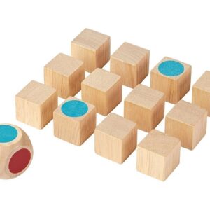 MINI MEMO kolory drewniana gra pamięciowa