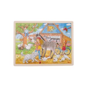 FARMA drewniane puzzle Peggy Diggledey 96 el.