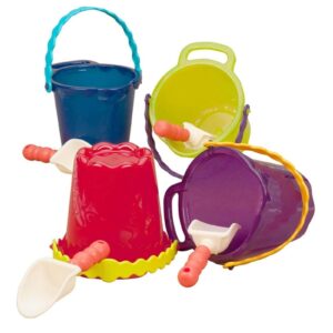 LIMONKOWE WIADERKO z łopatką do piaskownicy