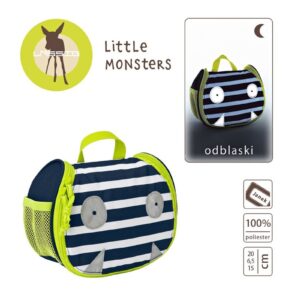 GRANAT kosmetyczka z lusterkiem Little Monster