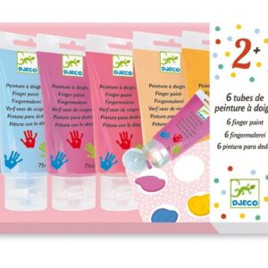 FARBY do malowania palcami 6 szt.