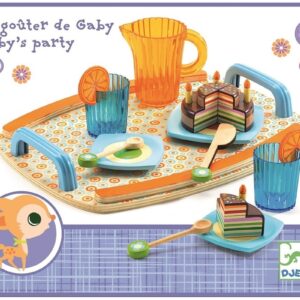 DREWNIANY ZESTAW URODZINOWY z akcesoriami Gaby