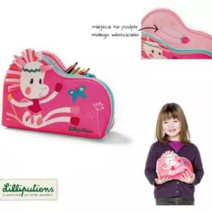 JEDNOROŻEC LOUISE różowy piórnik