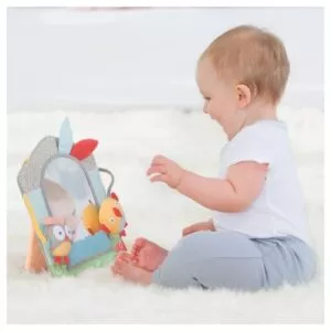 TREETOP lusterko w oprawce grey/pastel