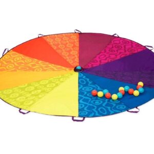 CHUSTA ANIMACYJNA z piłeczkami Woo-Hue Parachute