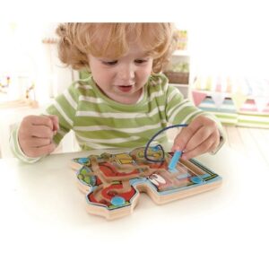 LOKOMOTYWA magnetyczny labirynt gra zręcznościowa